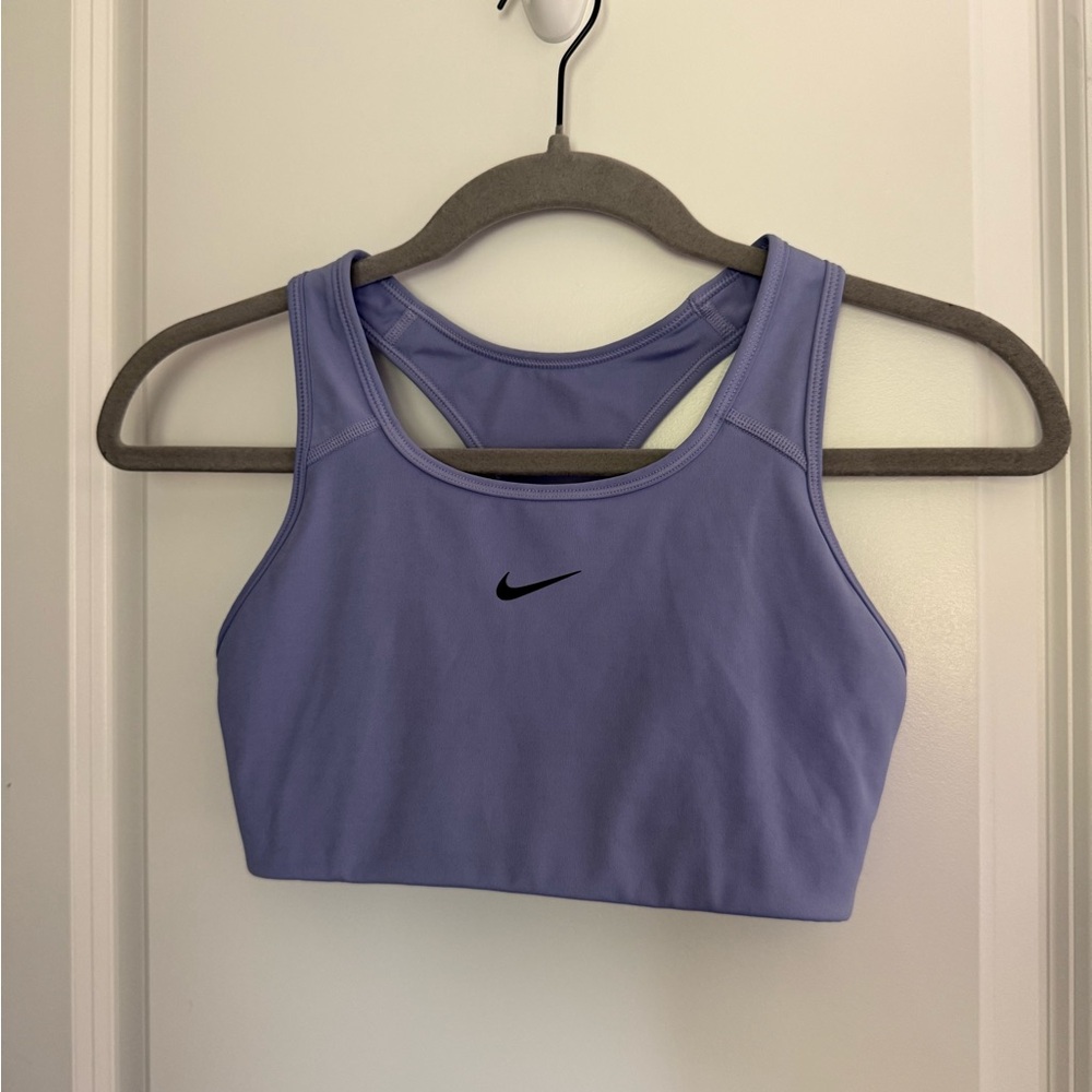Nike lavender dri fit sports bra